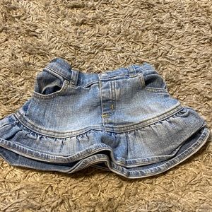 Distressed denim Skort size 24 months